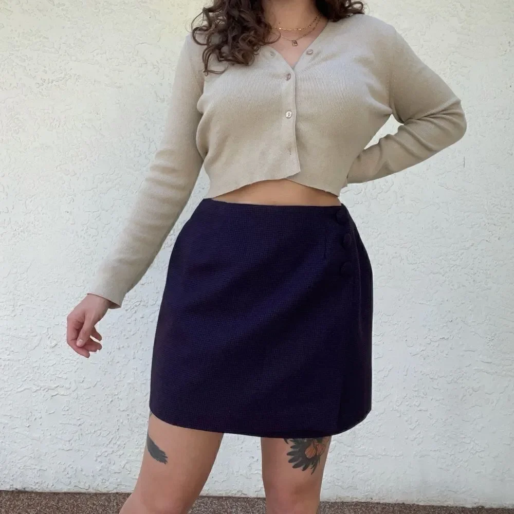 ✨ 90s Micro Plaid Mini Skirt ✨